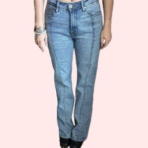 Kensie Light Blue Straight Leg Jeans